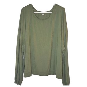 Old Navy Olive Green Long Sleeve Top Shirt XXL Tall